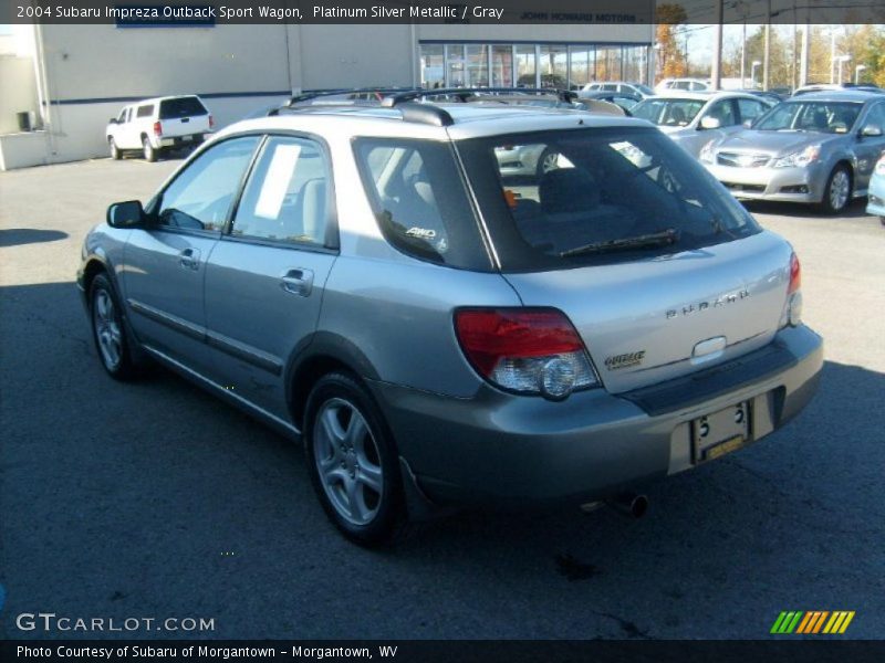 Platinum Silver Metallic / Gray 2004 Subaru Impreza Outback Sport Wagon