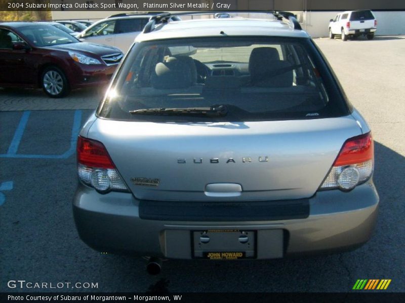 Platinum Silver Metallic / Gray 2004 Subaru Impreza Outback Sport Wagon