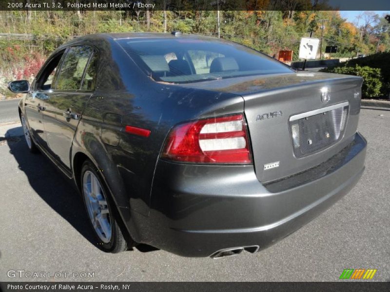 Polished Metal Metallic / Ebony 2008 Acura TL 3.2