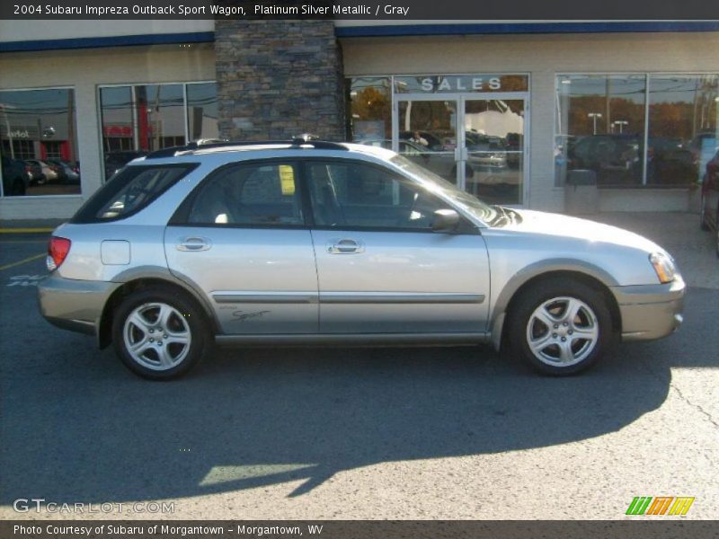 Platinum Silver Metallic / Gray 2004 Subaru Impreza Outback Sport Wagon