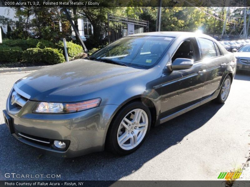 Polished Metal Metallic / Ebony 2008 Acura TL 3.2