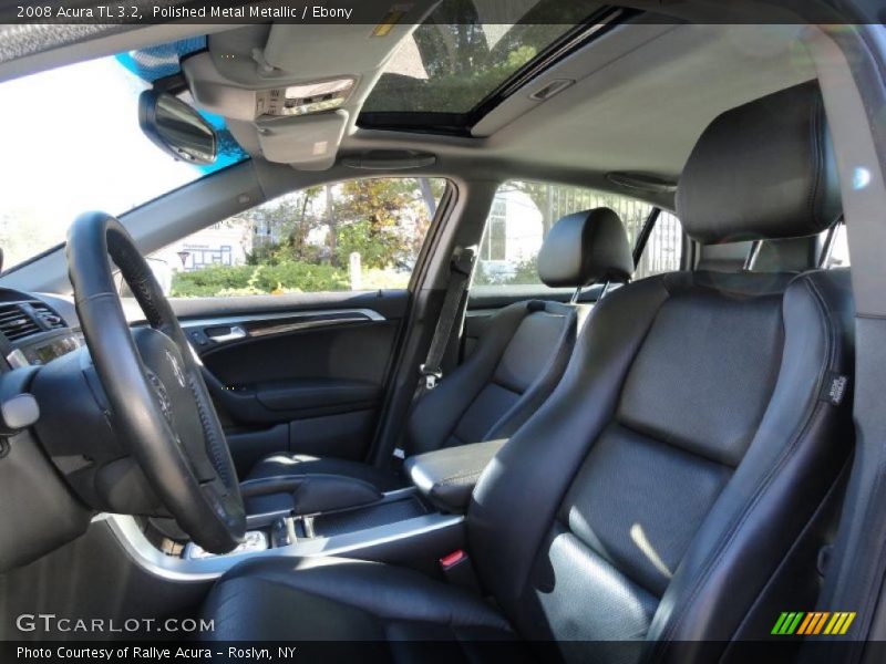Polished Metal Metallic / Ebony 2008 Acura TL 3.2