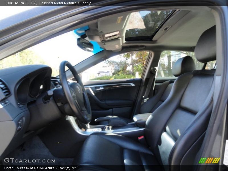 Polished Metal Metallic / Ebony 2008 Acura TL 3.2