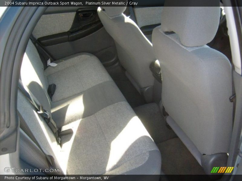 Platinum Silver Metallic / Gray 2004 Subaru Impreza Outback Sport Wagon
