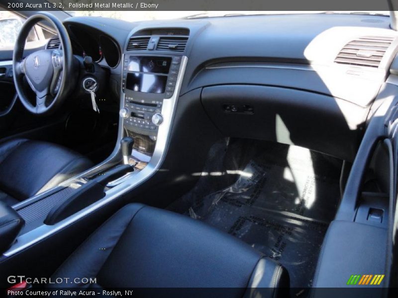 Polished Metal Metallic / Ebony 2008 Acura TL 3.2