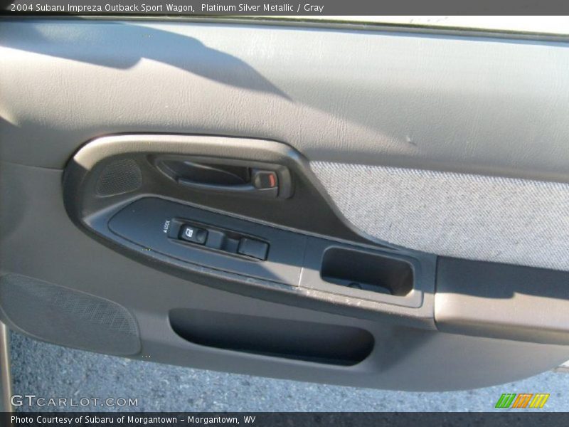 Platinum Silver Metallic / Gray 2004 Subaru Impreza Outback Sport Wagon