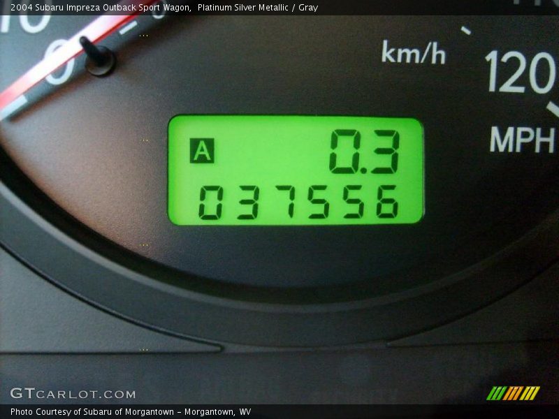 Platinum Silver Metallic / Gray 2004 Subaru Impreza Outback Sport Wagon