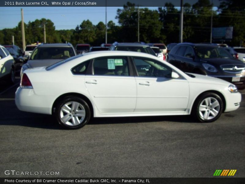 White Opal / Cocoa/Shale 2011 Buick Lucerne CXL