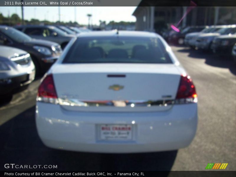 White Opal / Cocoa/Shale 2011 Buick Lucerne CXL