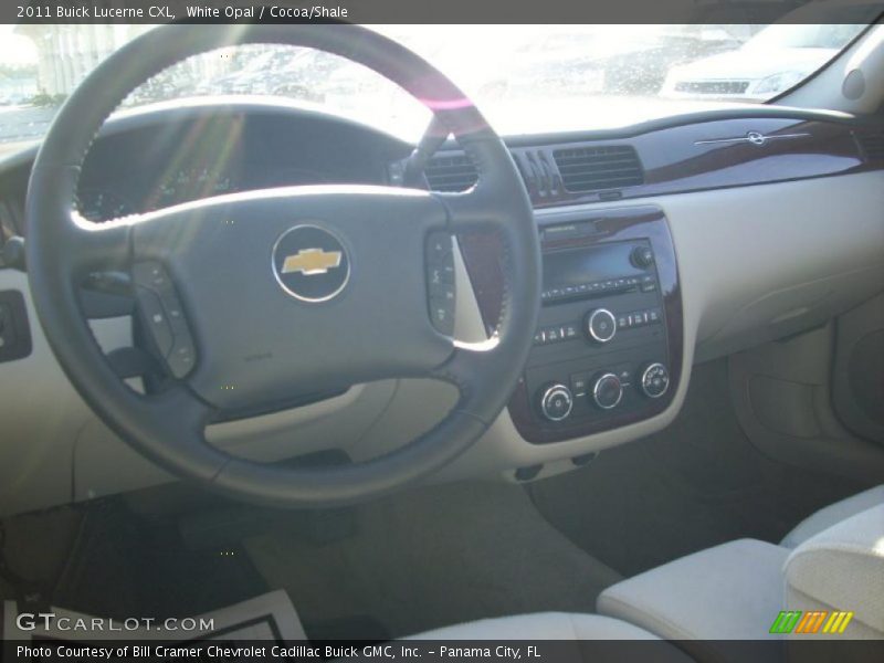 White Opal / Cocoa/Shale 2011 Buick Lucerne CXL