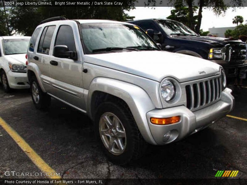Bright Silver Metallic / Dark Slate Gray 2004 Jeep Liberty Limited