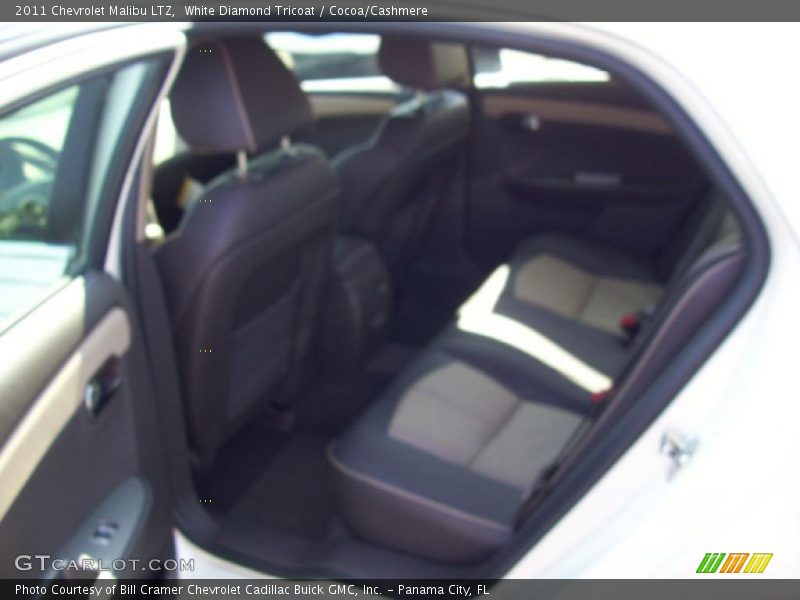 White Diamond Tricoat / Cocoa/Cashmere 2011 Chevrolet Malibu LTZ
