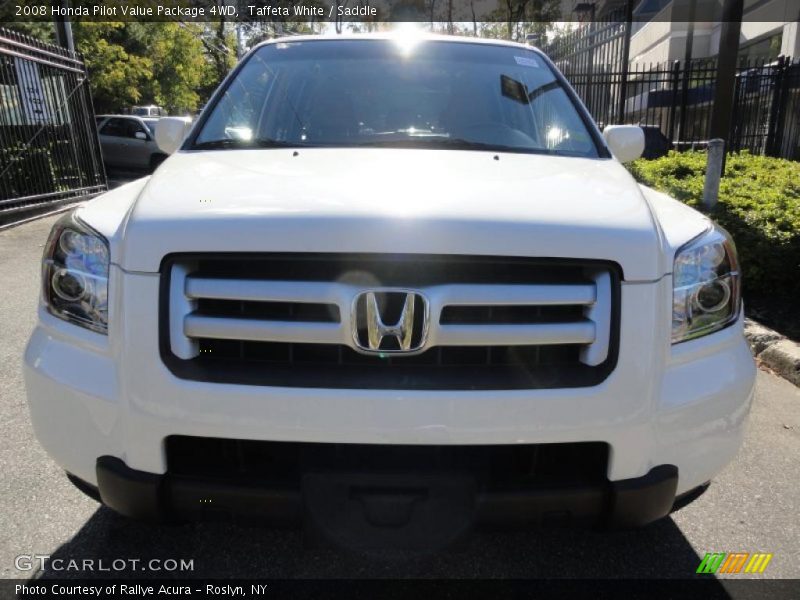 Taffeta White / Saddle 2008 Honda Pilot Value Package 4WD