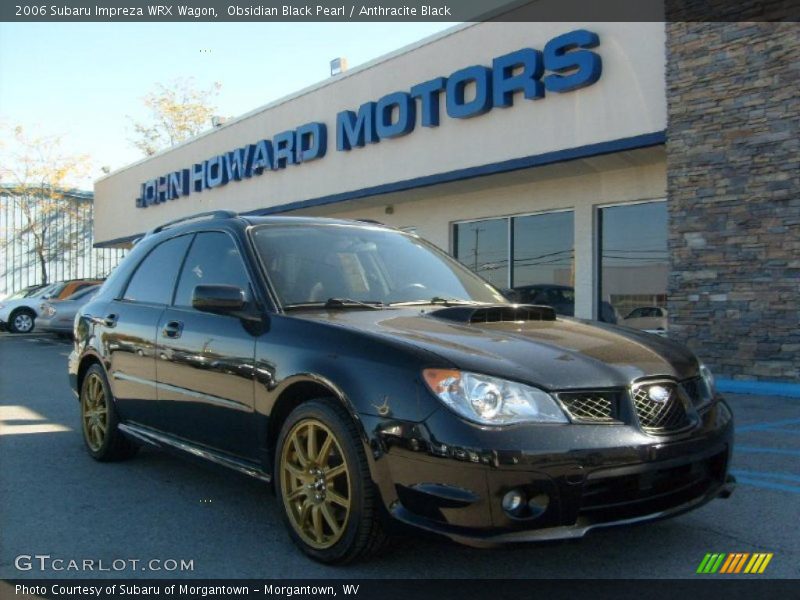 Obsidian Black Pearl / Anthracite Black 2006 Subaru Impreza WRX Wagon