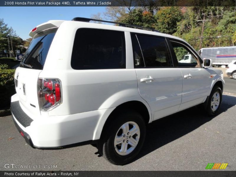 Taffeta White / Saddle 2008 Honda Pilot Value Package 4WD