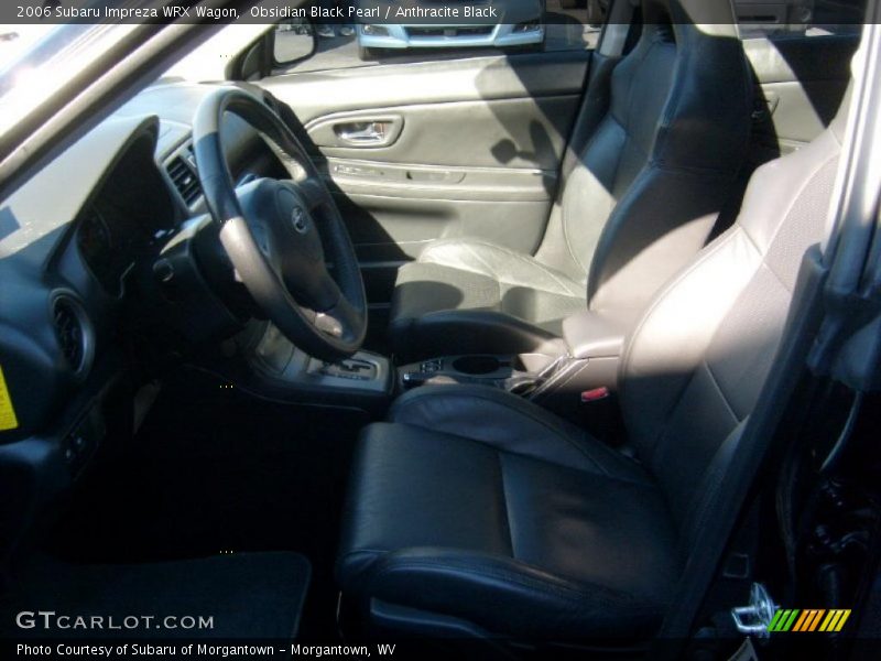 Obsidian Black Pearl / Anthracite Black 2006 Subaru Impreza WRX Wagon