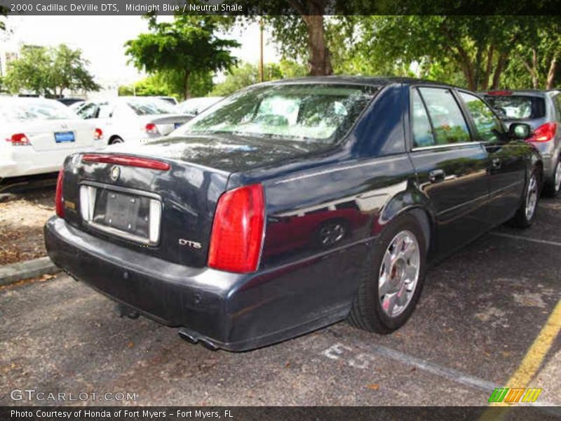 Midnight Blue / Neutral Shale 2000 Cadillac DeVille DTS