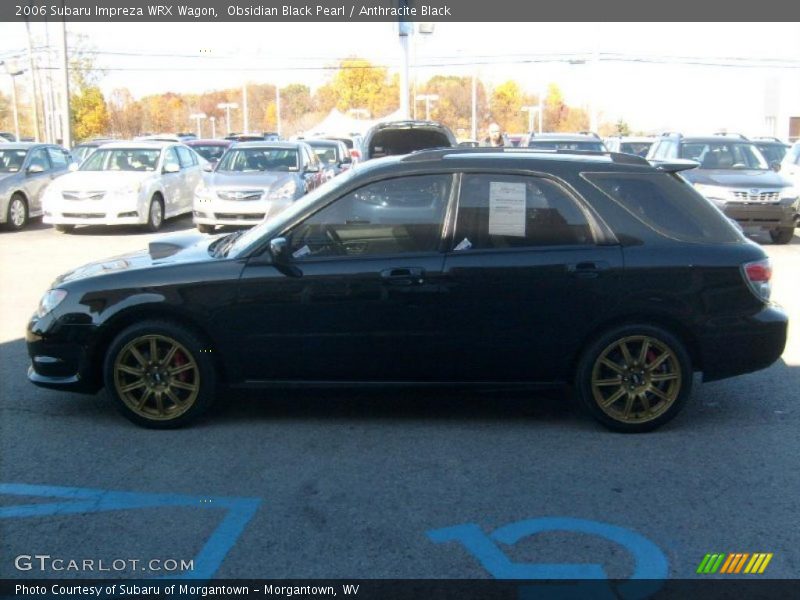 Obsidian Black Pearl / Anthracite Black 2006 Subaru Impreza WRX Wagon