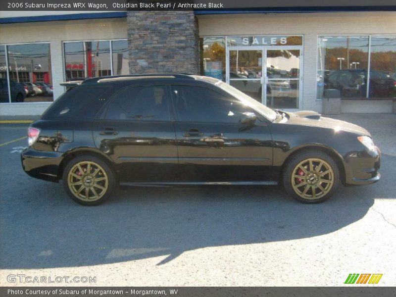 Obsidian Black Pearl / Anthracite Black 2006 Subaru Impreza WRX Wagon