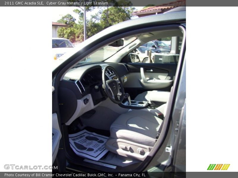 Cyber Gray Metallic / Light Titanium 2011 GMC Acadia SLE