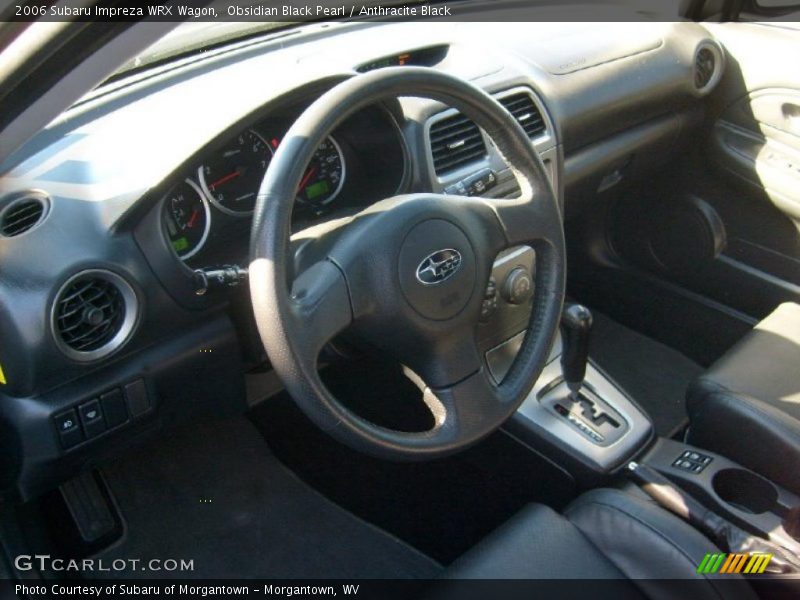 Obsidian Black Pearl / Anthracite Black 2006 Subaru Impreza WRX Wagon