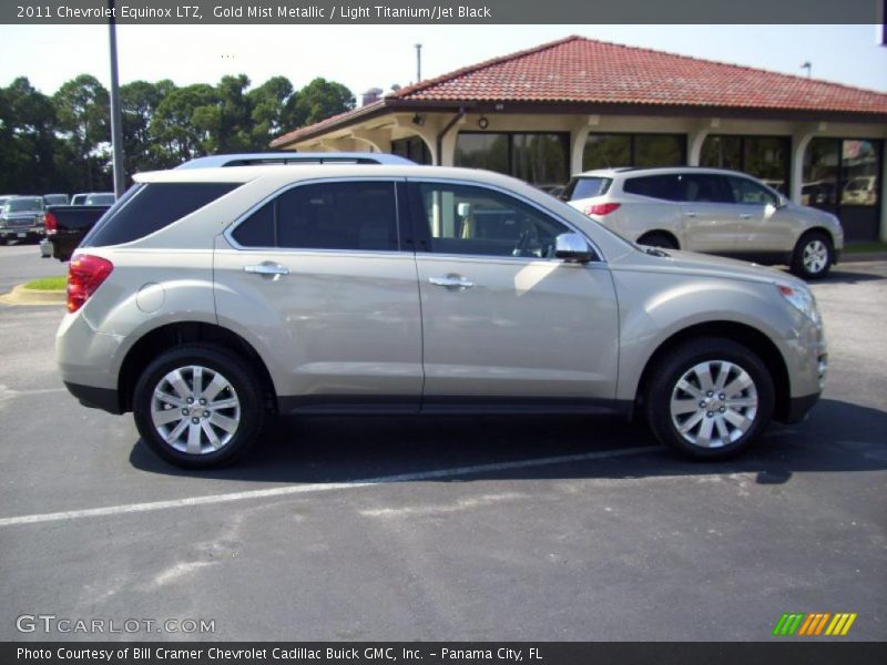 Gold Mist Metallic / Light Titanium/Jet Black 2011 Chevrolet Equinox LTZ