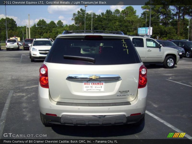 Gold Mist Metallic / Light Titanium/Jet Black 2011 Chevrolet Equinox LTZ