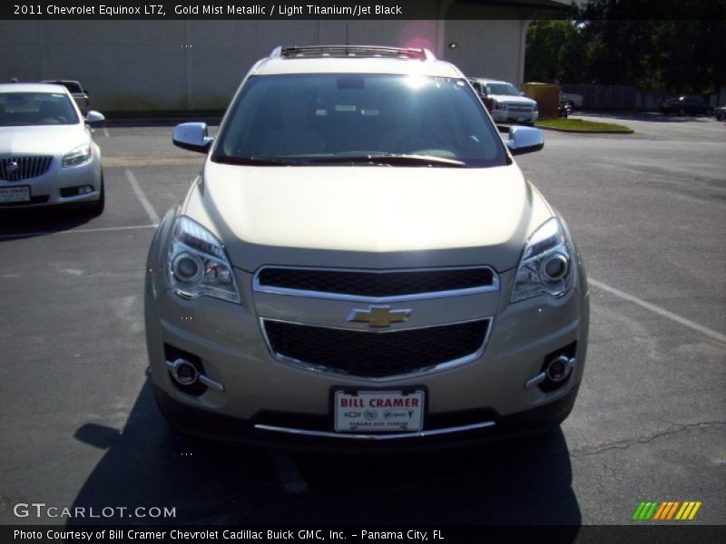 Gold Mist Metallic / Light Titanium/Jet Black 2011 Chevrolet Equinox LTZ