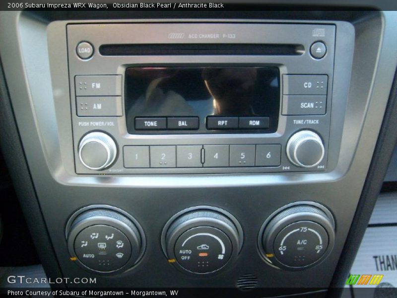 Controls of 2006 Impreza WRX Wagon