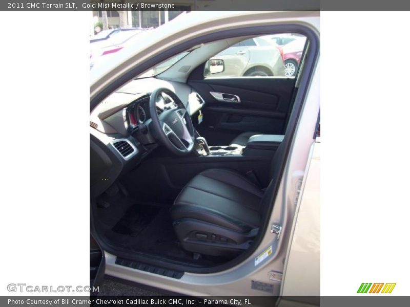 Gold Mist Metallic / Brownstone 2011 GMC Terrain SLT