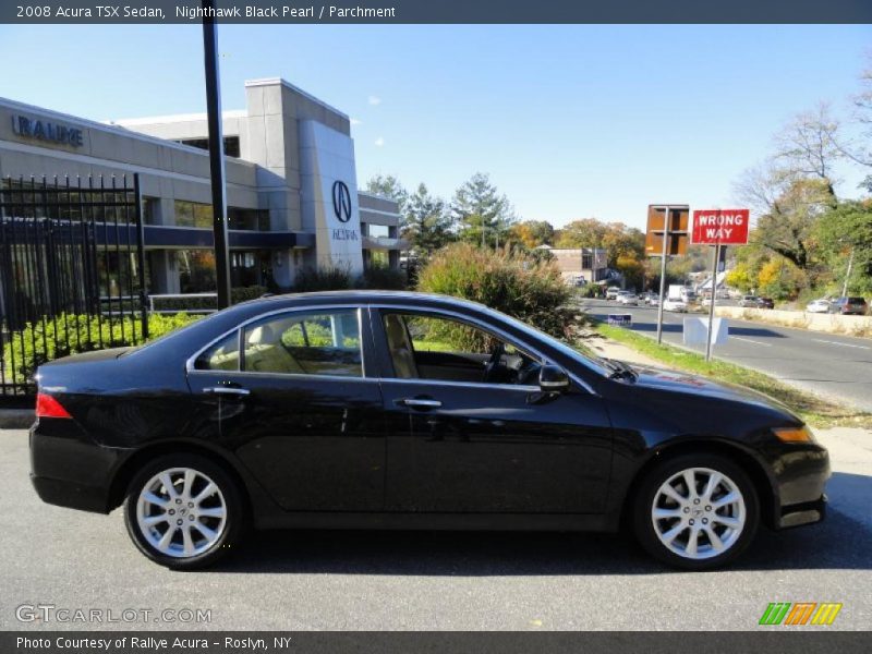 Nighthawk Black Pearl / Parchment 2008 Acura TSX Sedan