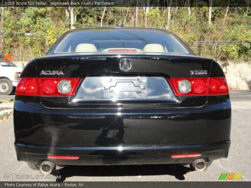 Nighthawk Black Pearl / Parchment 2008 Acura TSX Sedan