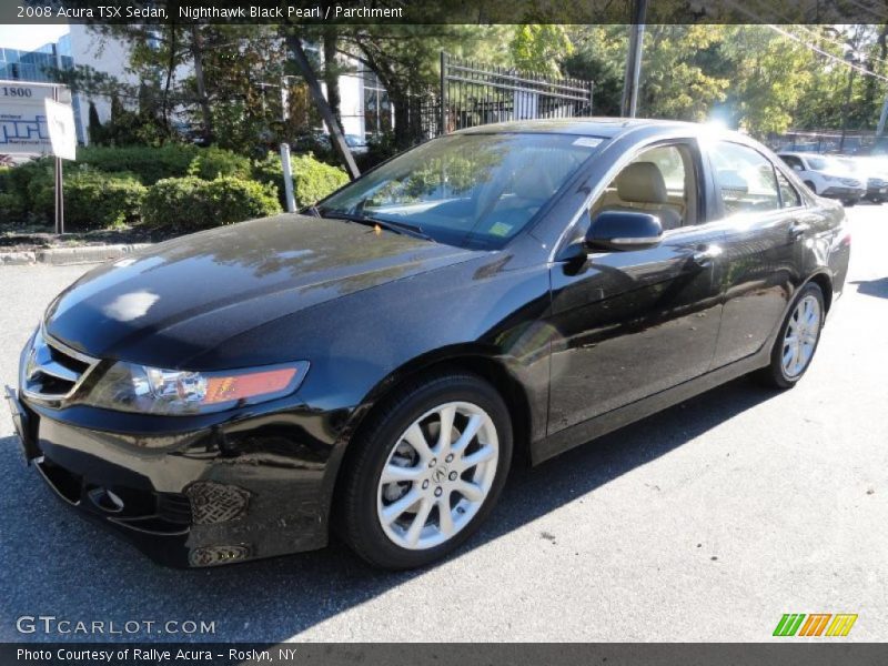 Nighthawk Black Pearl / Parchment 2008 Acura TSX Sedan