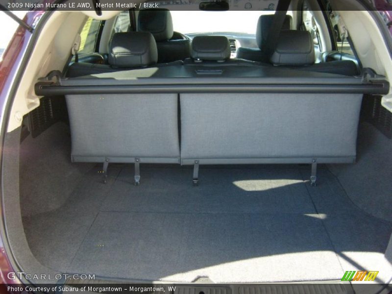 Merlot Metallic / Black 2009 Nissan Murano LE AWD