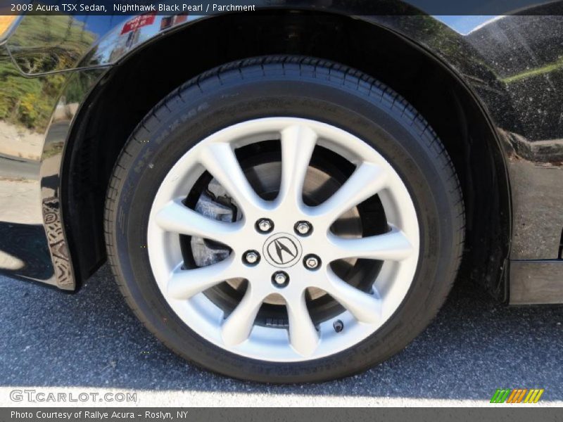 Nighthawk Black Pearl / Parchment 2008 Acura TSX Sedan