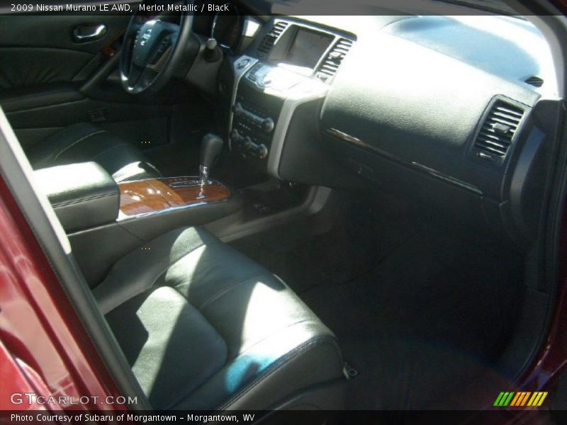 Merlot Metallic / Black 2009 Nissan Murano LE AWD