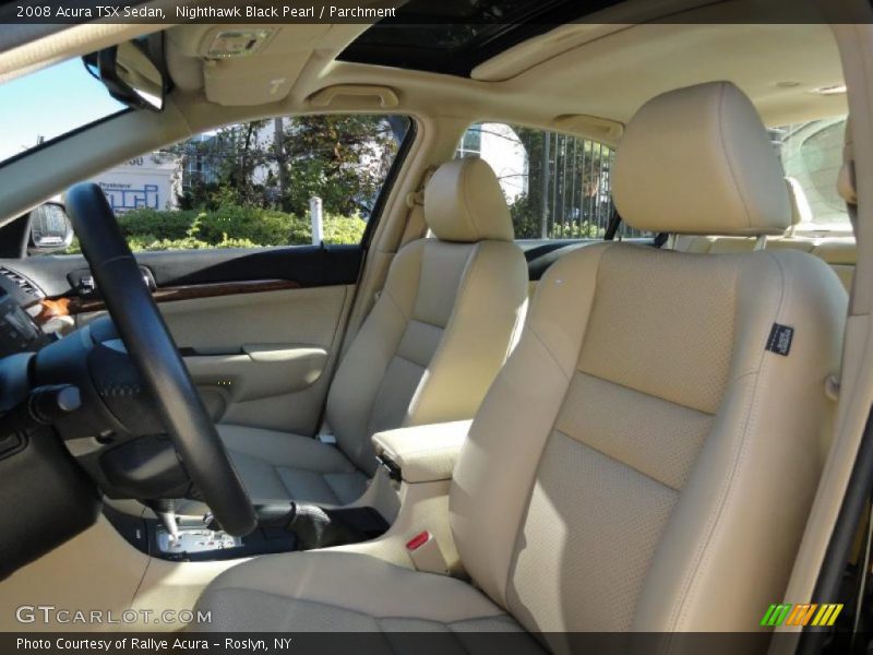 Nighthawk Black Pearl / Parchment 2008 Acura TSX Sedan