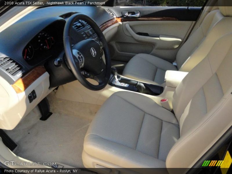 Nighthawk Black Pearl / Parchment 2008 Acura TSX Sedan