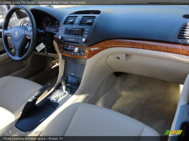 Nighthawk Black Pearl / Parchment 2008 Acura TSX Sedan