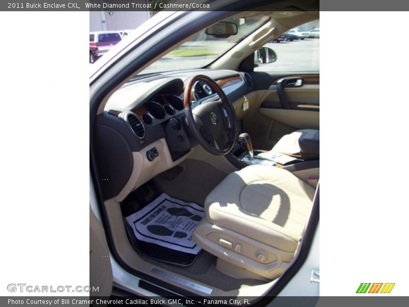 White Diamond Tricoat / Cashmere/Cocoa 2011 Buick Enclave CXL