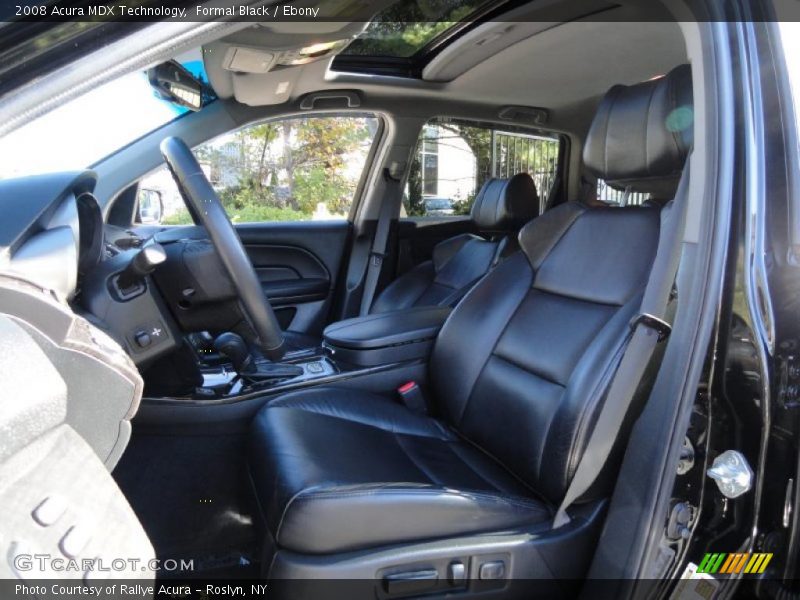  2008 MDX Technology Ebony Interior