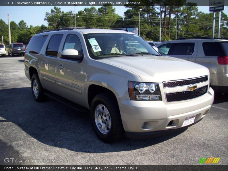 Gold Mist Metallic / Light Cashmere/Dark Cashmere 2011 Chevrolet Suburban LS