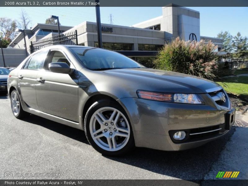 Carbon Bronze Metallic / Taupe 2008 Acura TL 3.2