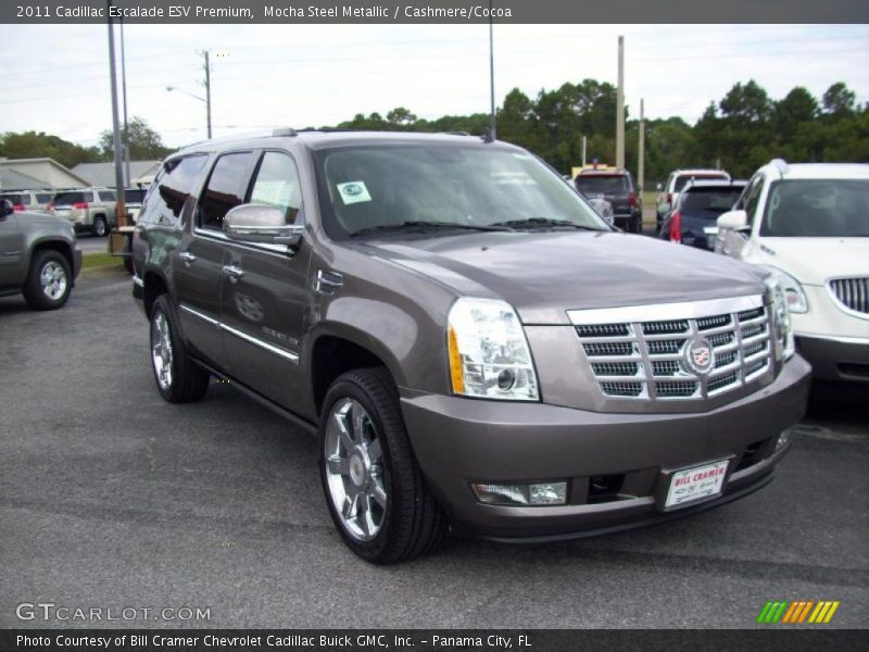 Front 3/4 View of 2011 Escalade ESV Premium