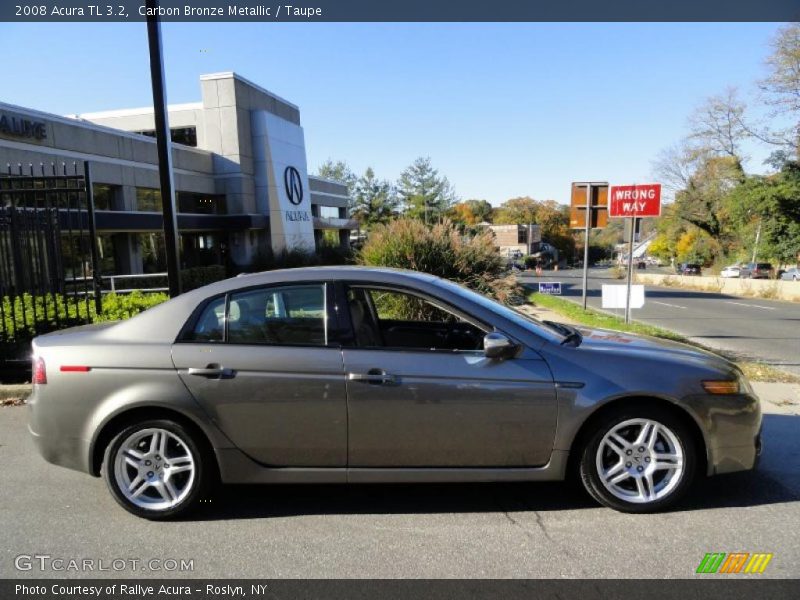Carbon Bronze Metallic / Taupe 2008 Acura TL 3.2