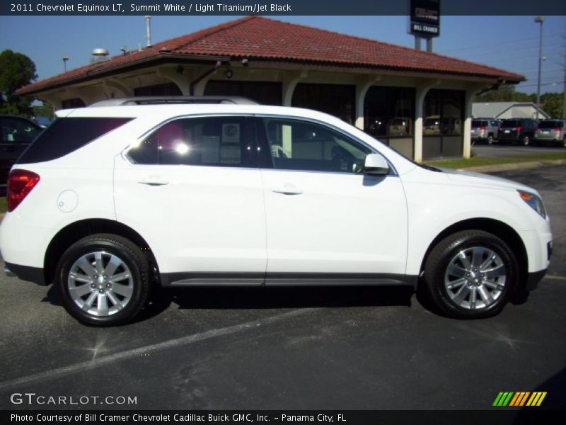 Summit White / Light Titanium/Jet Black 2011 Chevrolet Equinox LT