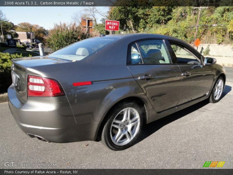 Carbon Bronze Metallic / Taupe 2008 Acura TL 3.2