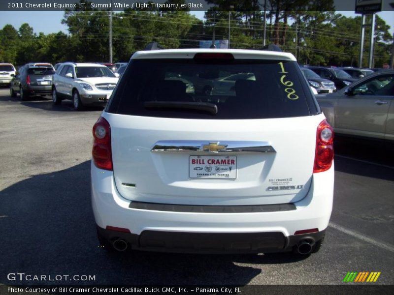 Summit White / Light Titanium/Jet Black 2011 Chevrolet Equinox LT