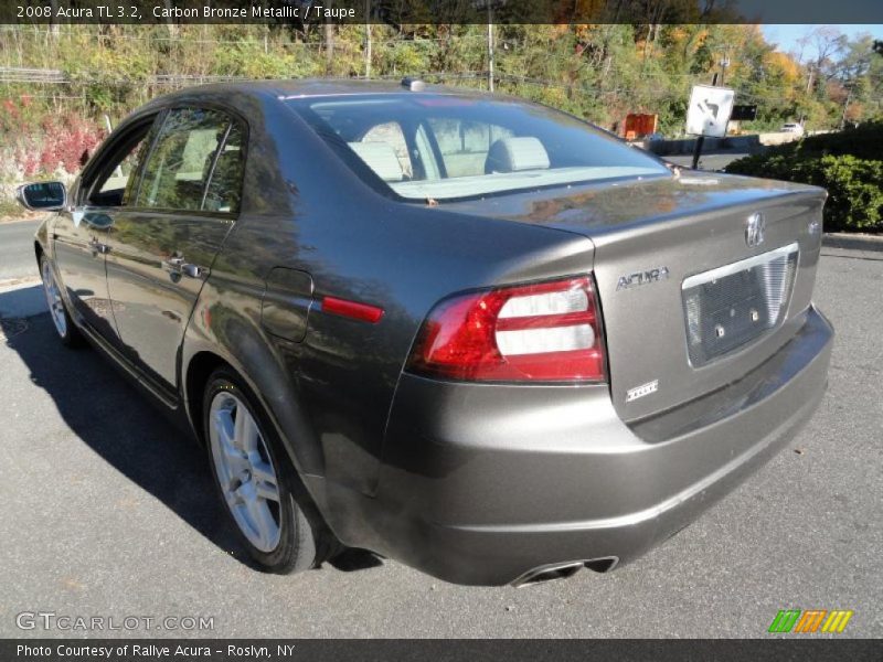 Carbon Bronze Metallic / Taupe 2008 Acura TL 3.2