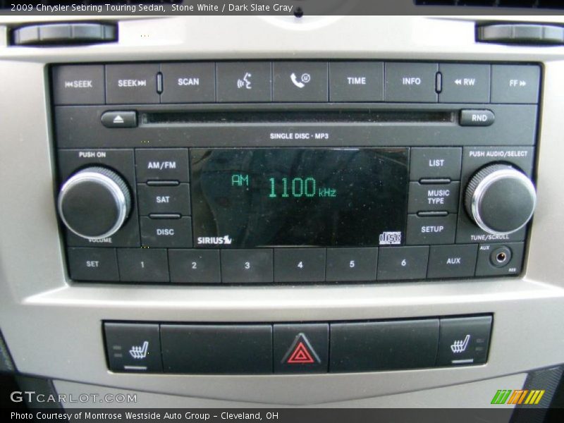 Controls of 2009 Sebring Touring Sedan